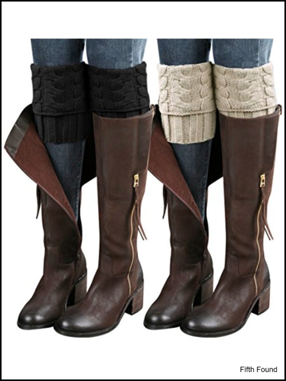 Loritta Womens Acrylic Boot Socks Winter Warm Knit Cuffs Leg Warmers